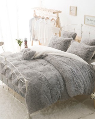 Large Soft Warm Shaggy Double Sized Fluffy Plush Blanket Throw Sofa Blankets Bed Blanket Bedding Accessories